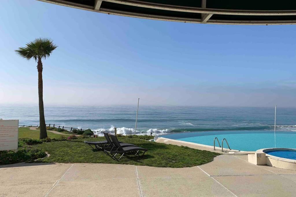 Beachfront Condo Close Puerto Nuevo, Papas, And Valle De Guadalupe 로사리토 외부 사진